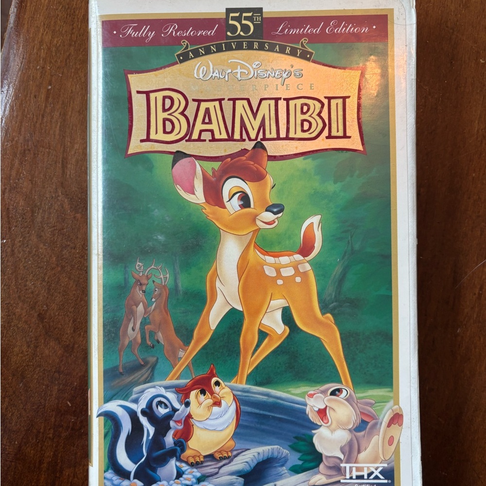 Walt Disney's Bambi VHS Tape